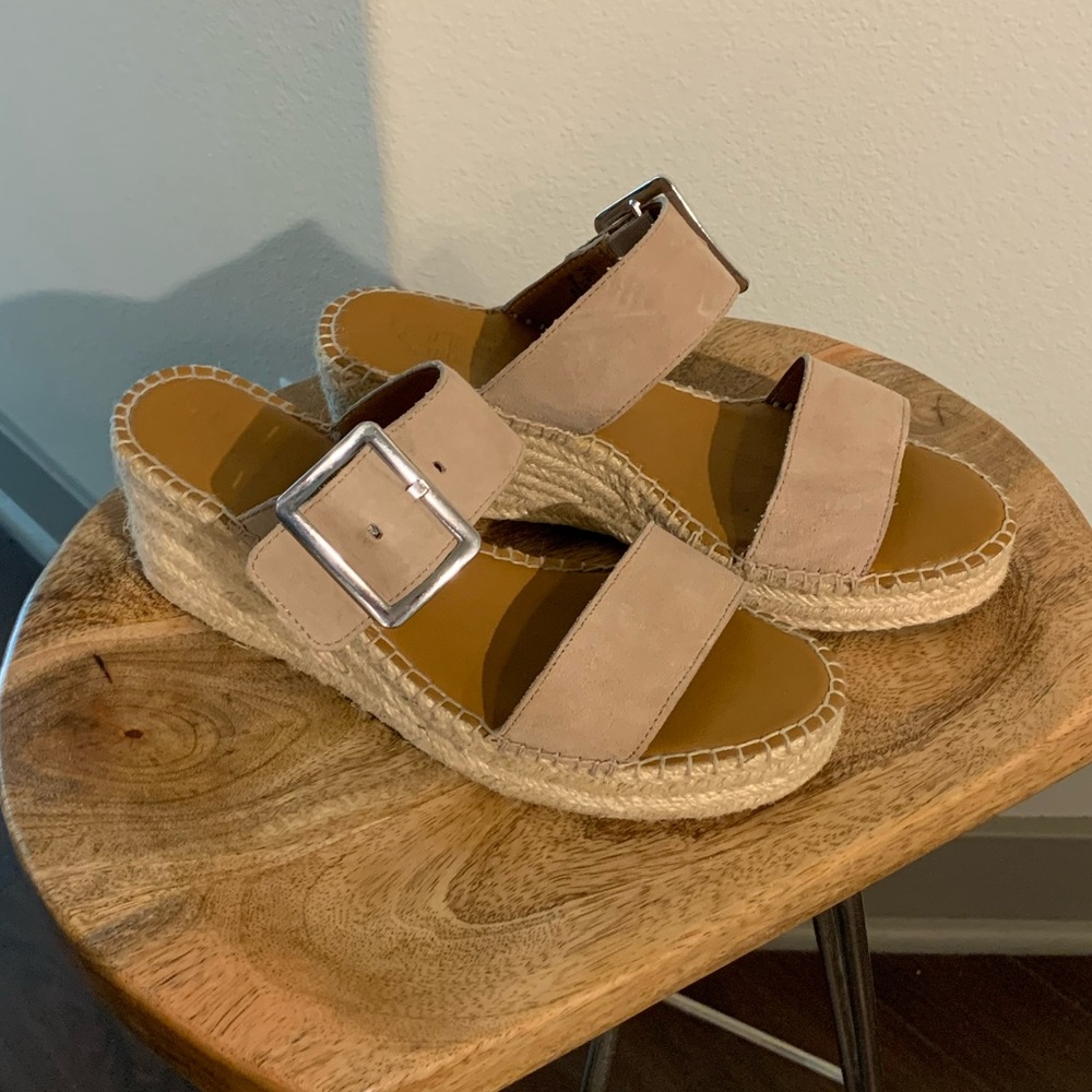 Franco Sarto Espadrille Strap Wedge Sandals